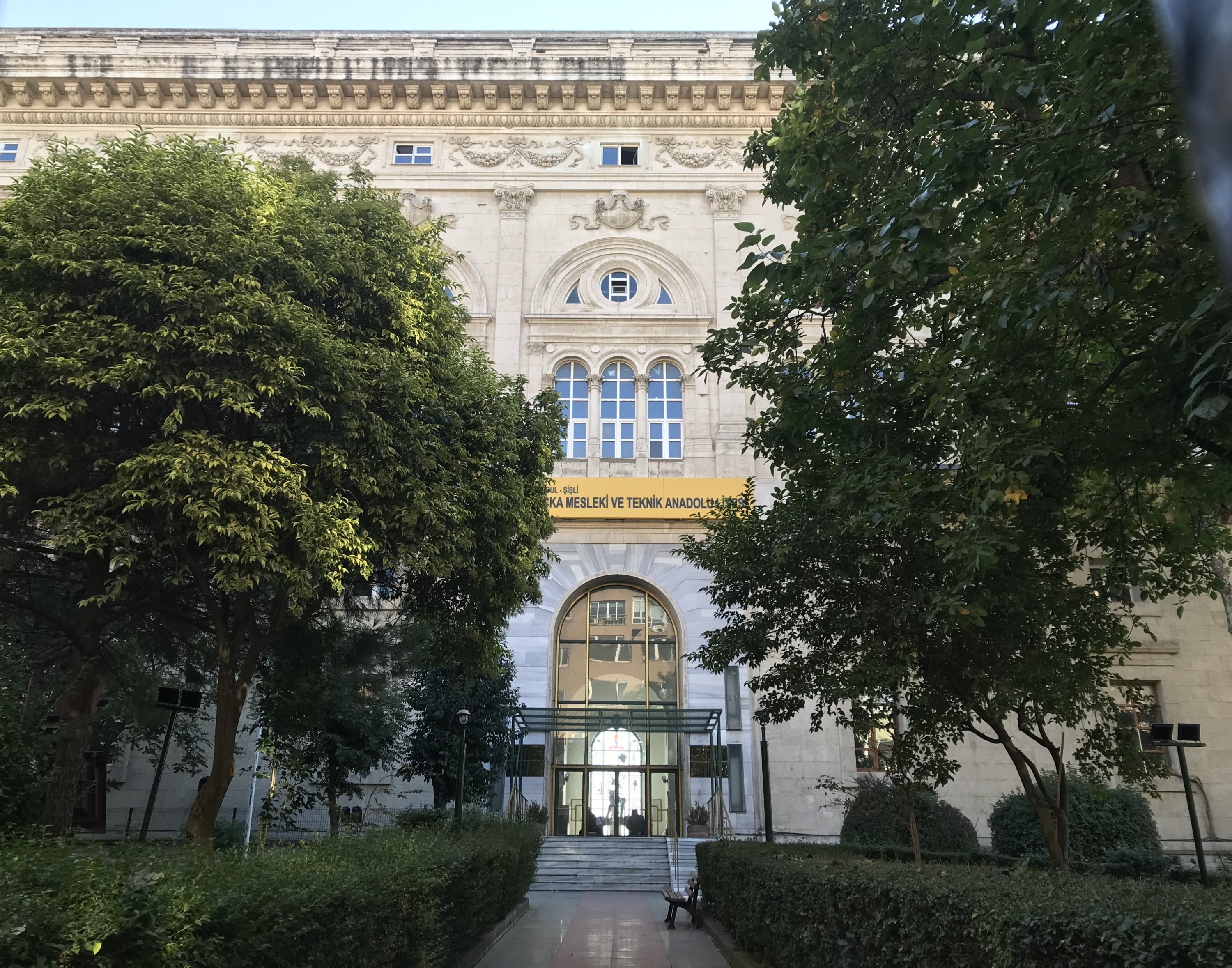 The old Italian Embassy, now Maçka Vocational High School, Istanbul, Turkey. (Courtesy of Yasemin Çelebi Paçalıoğlu)