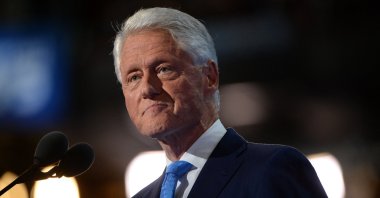 Former President Bill Clinton speaks on Day 2 of the Democratic National Convention at the Wells Fargo Center, in Philadelphia, Pennsylvania, U.S., July 26, 2016. (AFP Photo)
