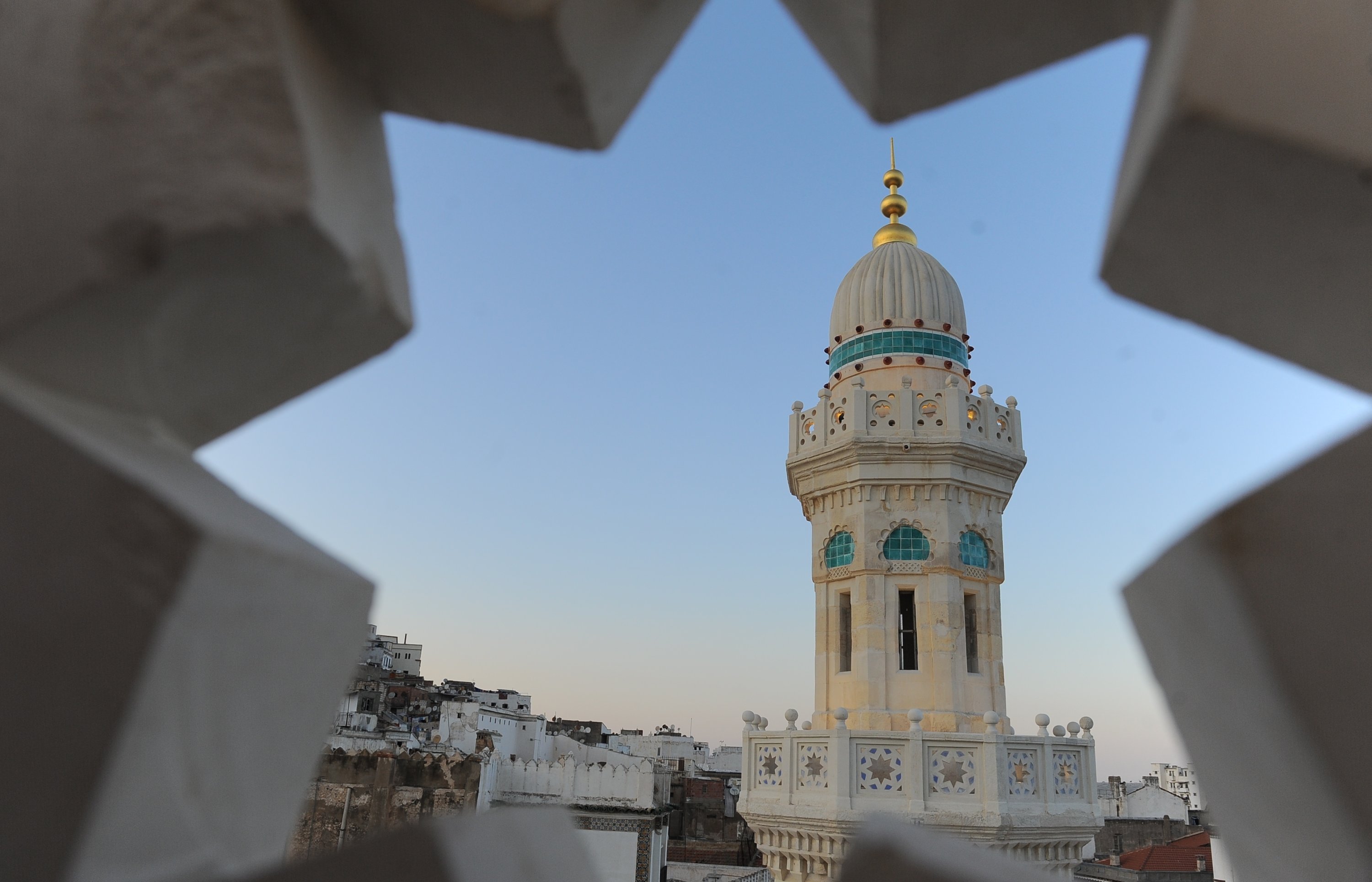 A view from the minaret of the Ketchaoua Mosque, Algiers, Algeria, Oct. 16, 2021. (AA Photo)
