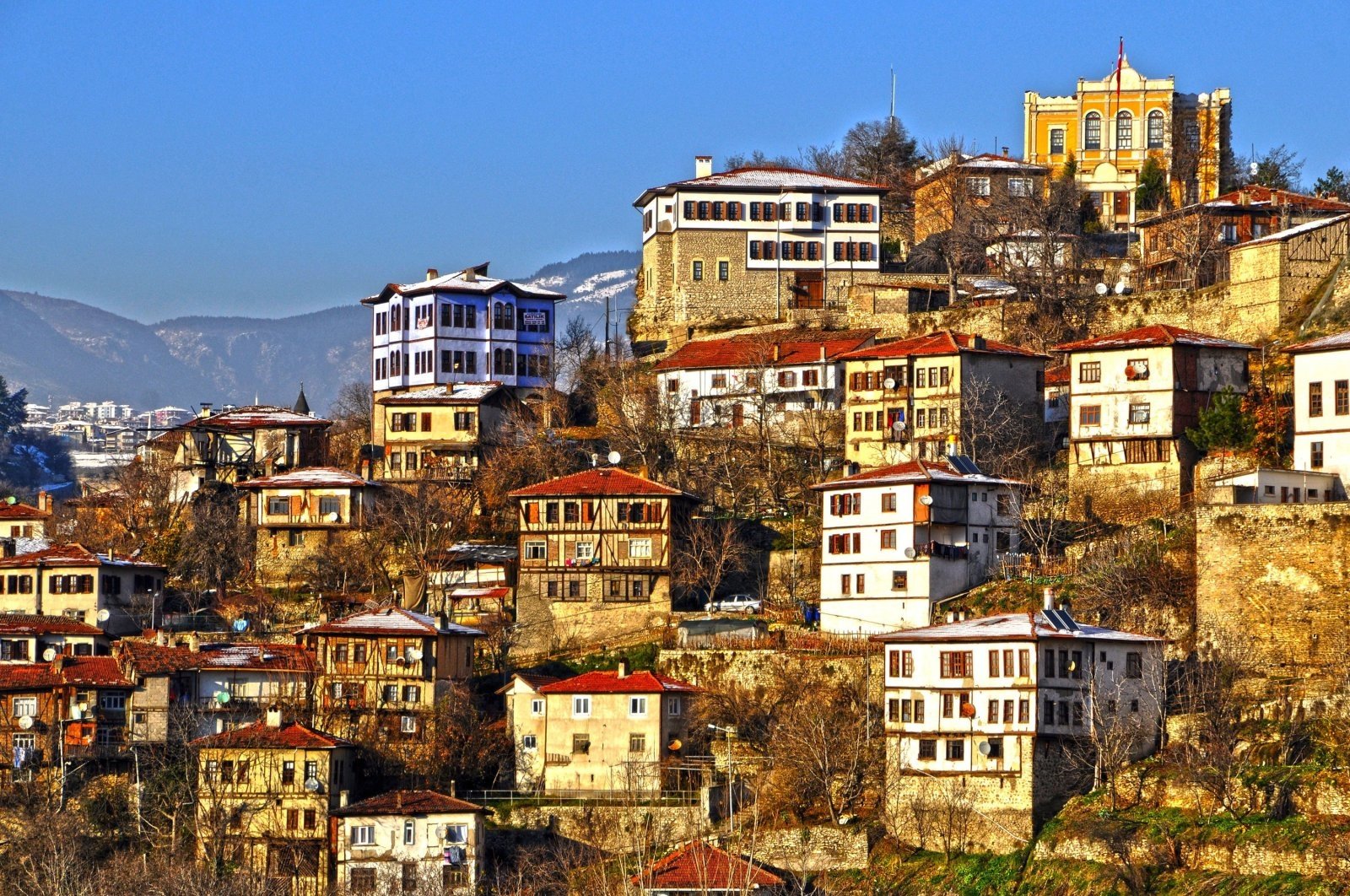 The traditional Ottoman houses create the urban layout of Safranbolu. (Shutterstock Photo)