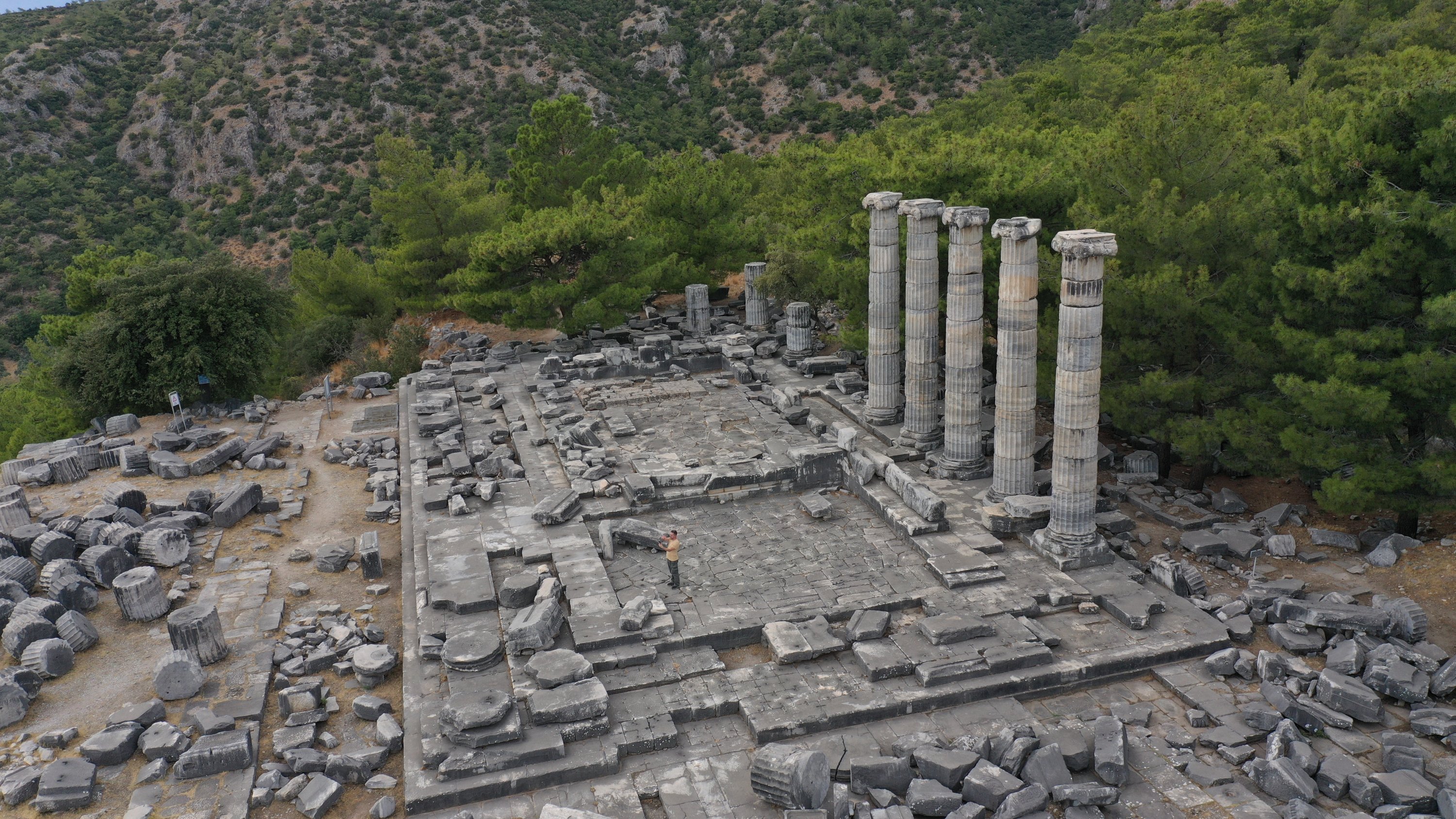 The ancient city of Priene is included on the UNESCO Temporary World Heritage List. (AA Photo)