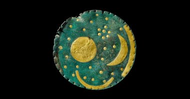 The Nebra Sky Disk, an ancient object thought to be the world's oldest map of stars. (REUTERS Photo)