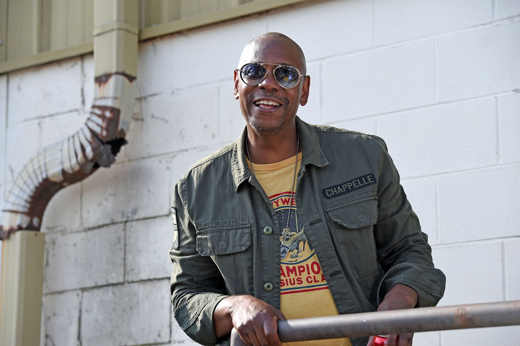 Dave Chappelle attends 'Dave Chappelle's Block Party,' in Dayton, Ohio, U.S., Aug. 25, 2019. (Getty Images)
