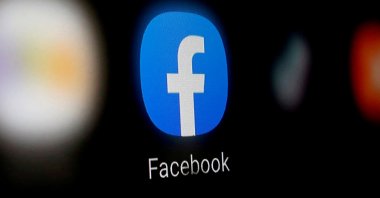 A Facebook logo is displayed on a smartphone in this illustration taken Jan. 6, 2020. (Reuters Photo)