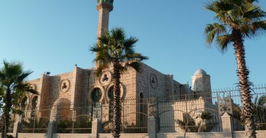 A view of the Hassan Bek Mosque in the center of Tel Aviv, Israel. (Getty Images)