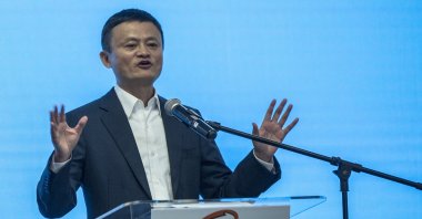 Jack Ma, the founder of the Chinese e-commerce giant Alibaba Group, delivers a speech in Kuala Lumpur, Malaysia, June 18, 2018. (EPA Photo)