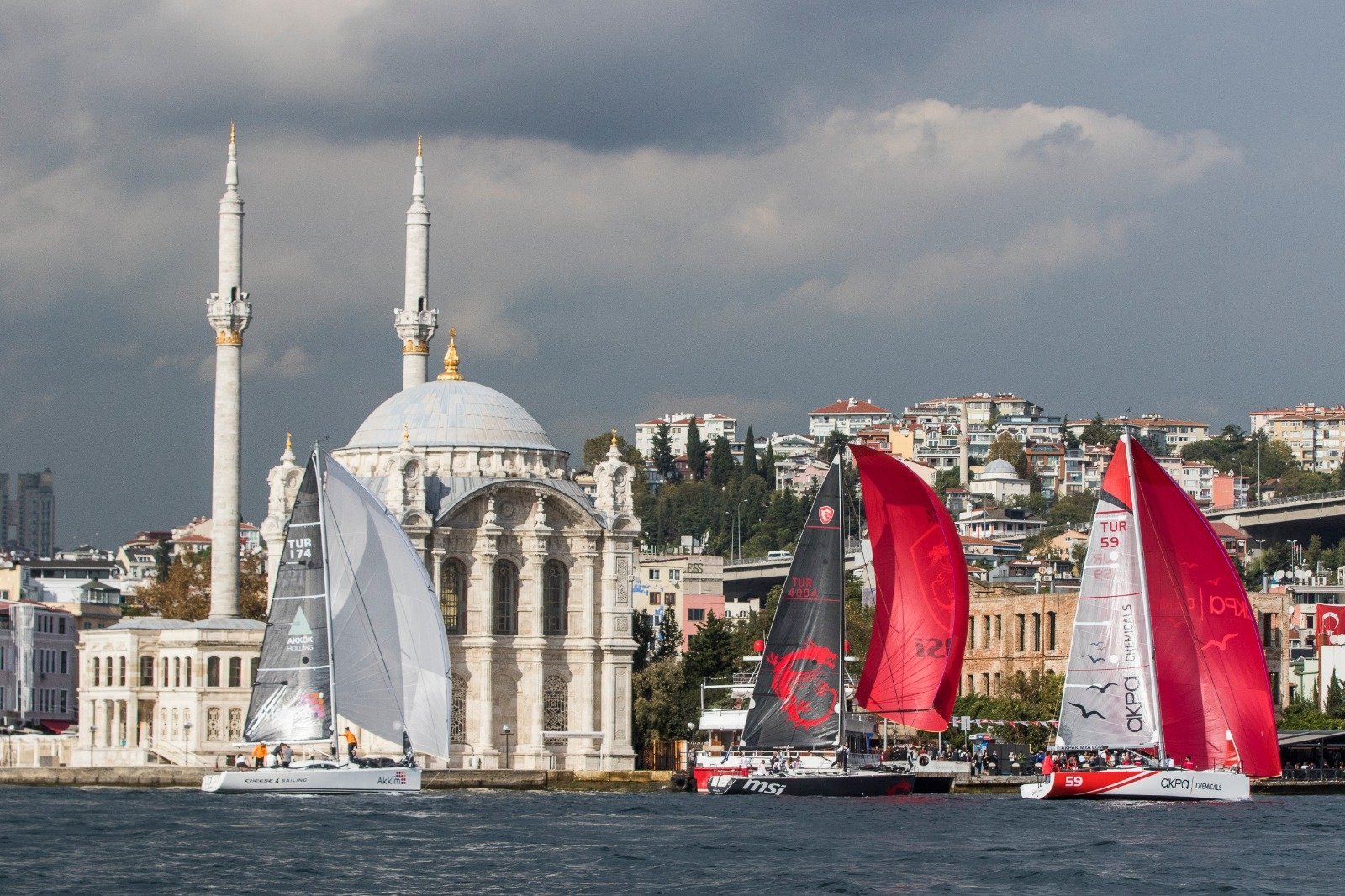 Competitors take part in the 1st Presidential International Yacht Races, Istanbul, Turkey, Oct. 29, 2020. (Courtesy of sailturkey.racing)