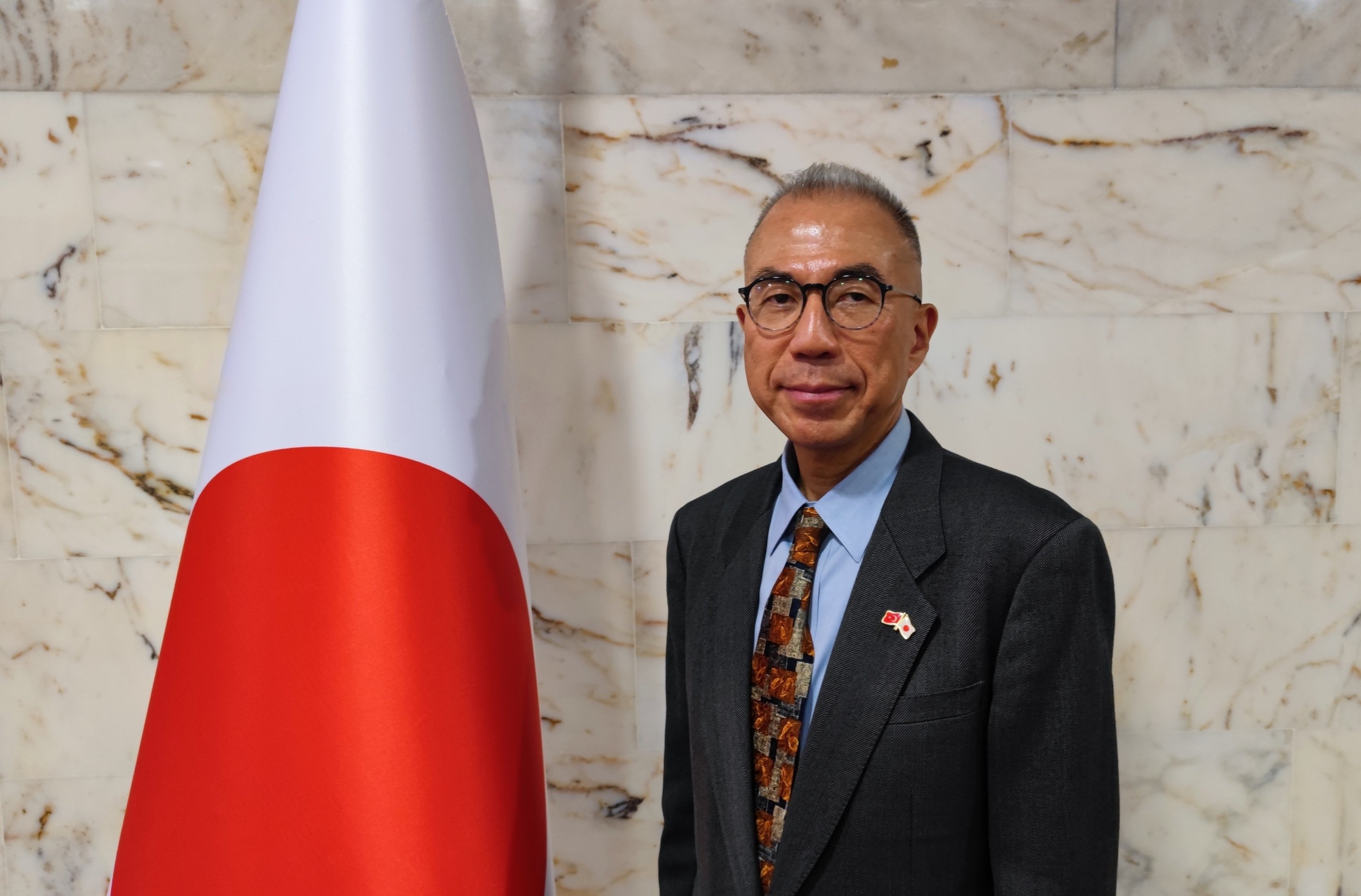 Japan's Ambassador to Turkey Suzuki Kazuhiro is seen in this photo. (Courtesy of the Japanese Embassy in Ankara)