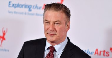 Actor Alec Baldwin attends the "Exploring the Arts" 20th anniversary gala in New York City, U.S., April 12, 2019. (AFP Photo)