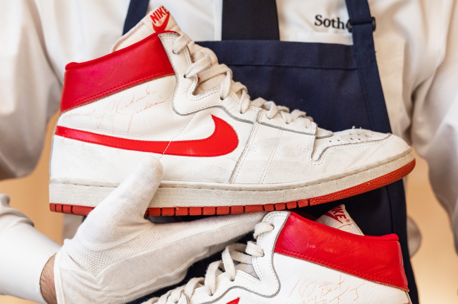 Sneakers from Michael Jordan's rookie season up for sale at Sotheby's