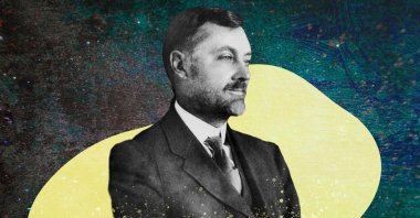 A photo illustration of Charles Richard Crane by Daily Sabah’s Büşra Öztürk. (Photo by Daily Sabah’s Büşra Öztürk)