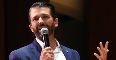 Donald Trump, Jr. speaks at the University of Florida, U.S., Nov. 10, 2019. (Getty Images)