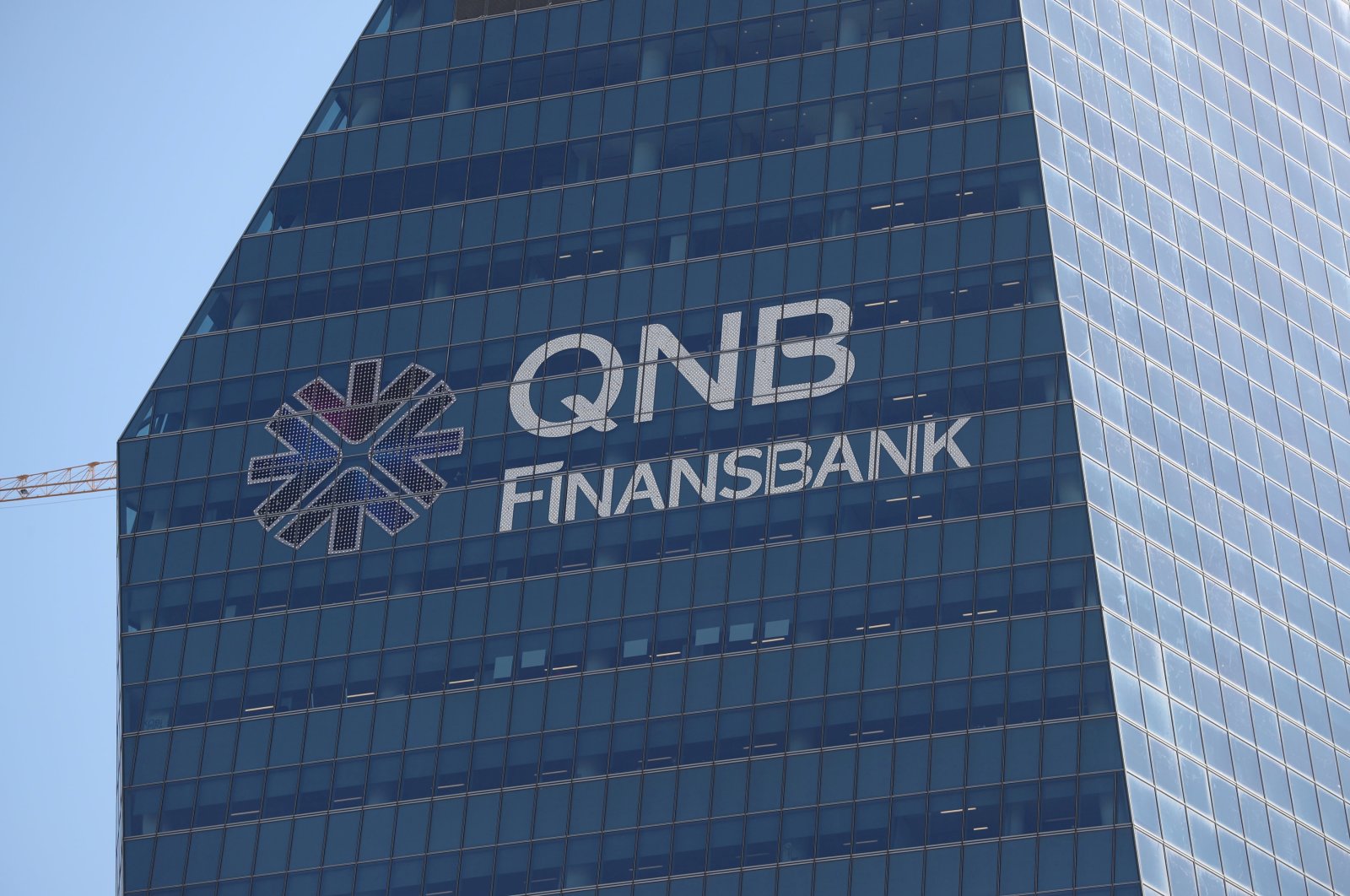 QNB Finansbank headquarters are seen at the business and financial district of Levent in Istanbul, Turkey, Sept. 7, 2017. (Reuters Photo)