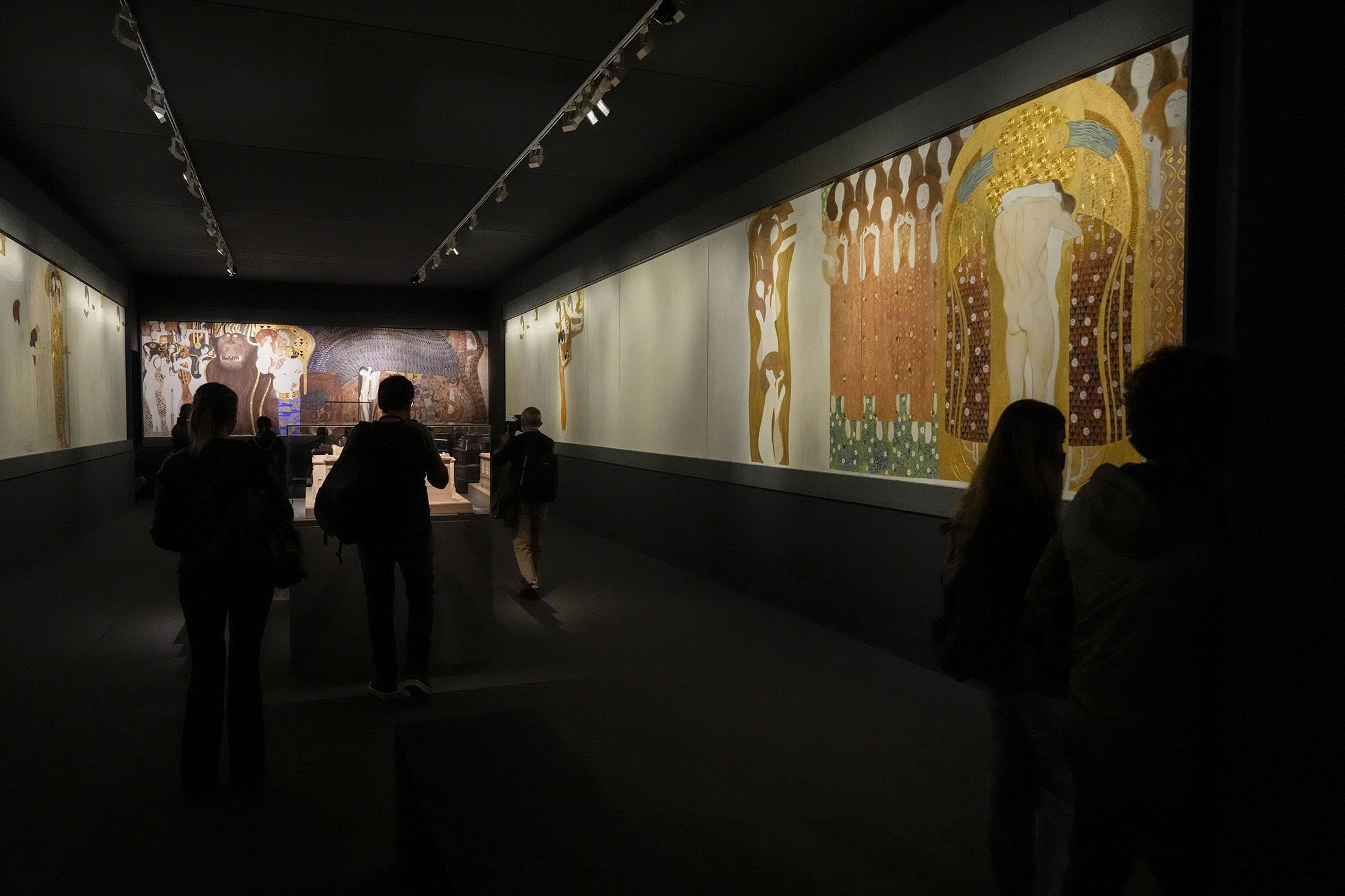 People admire Gustav Klimt