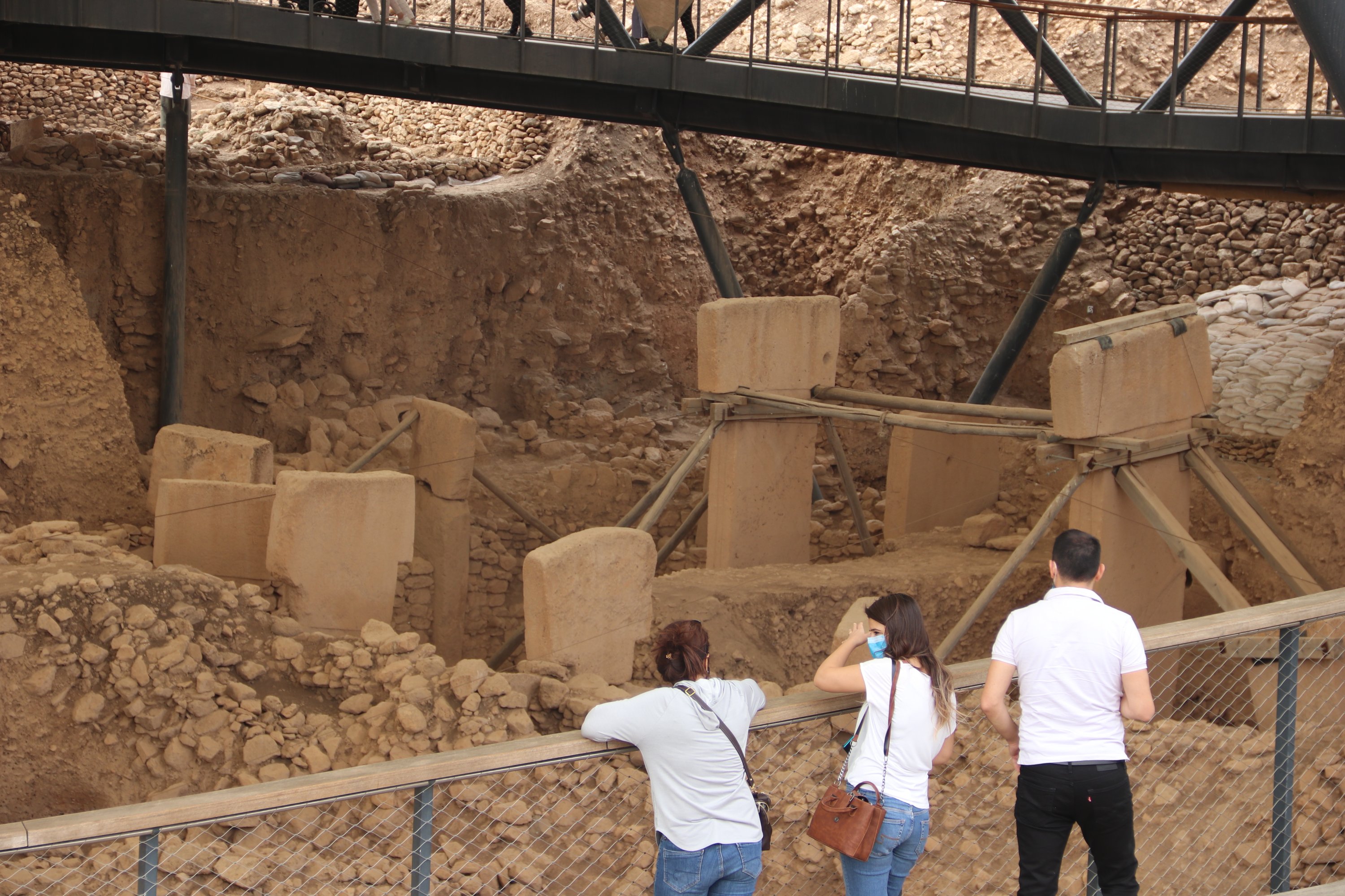 A general view of an excavation site is seen at Göbeklitepe in the southeastern province of Şanlıurfa, Turkey, Oct. 27, 2021. (Reuters Photo)