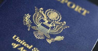 A photo showing a U.S. passport. (Photo by Gettyimages)
