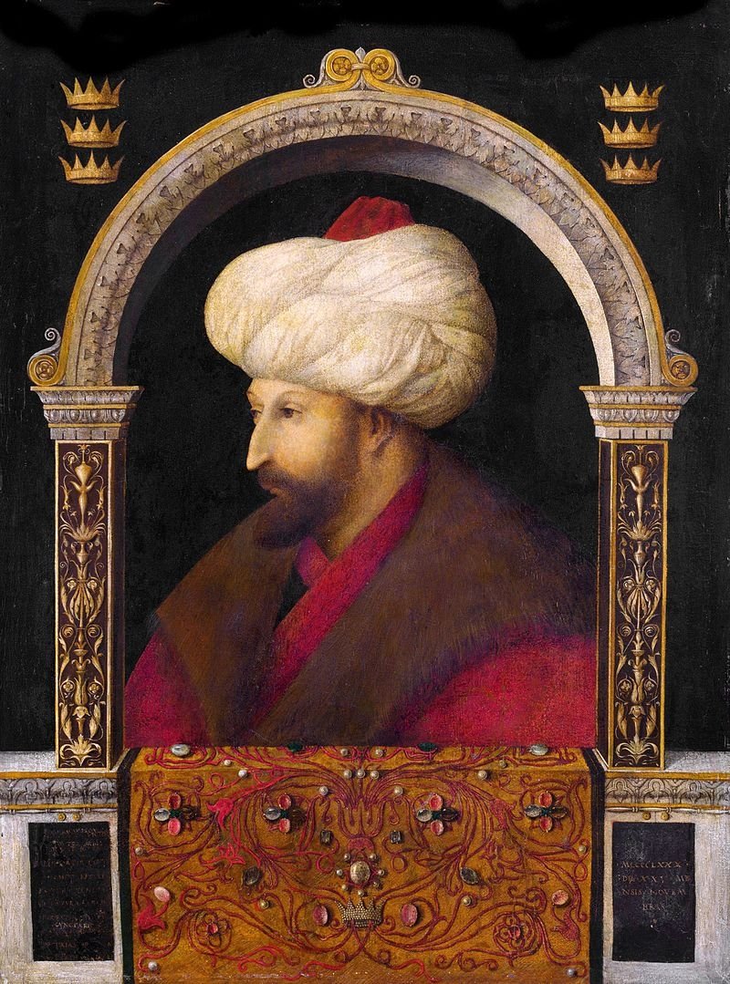 A portrait of Mehmed II by Gentile Bellini. (Wikimedia Photo) 