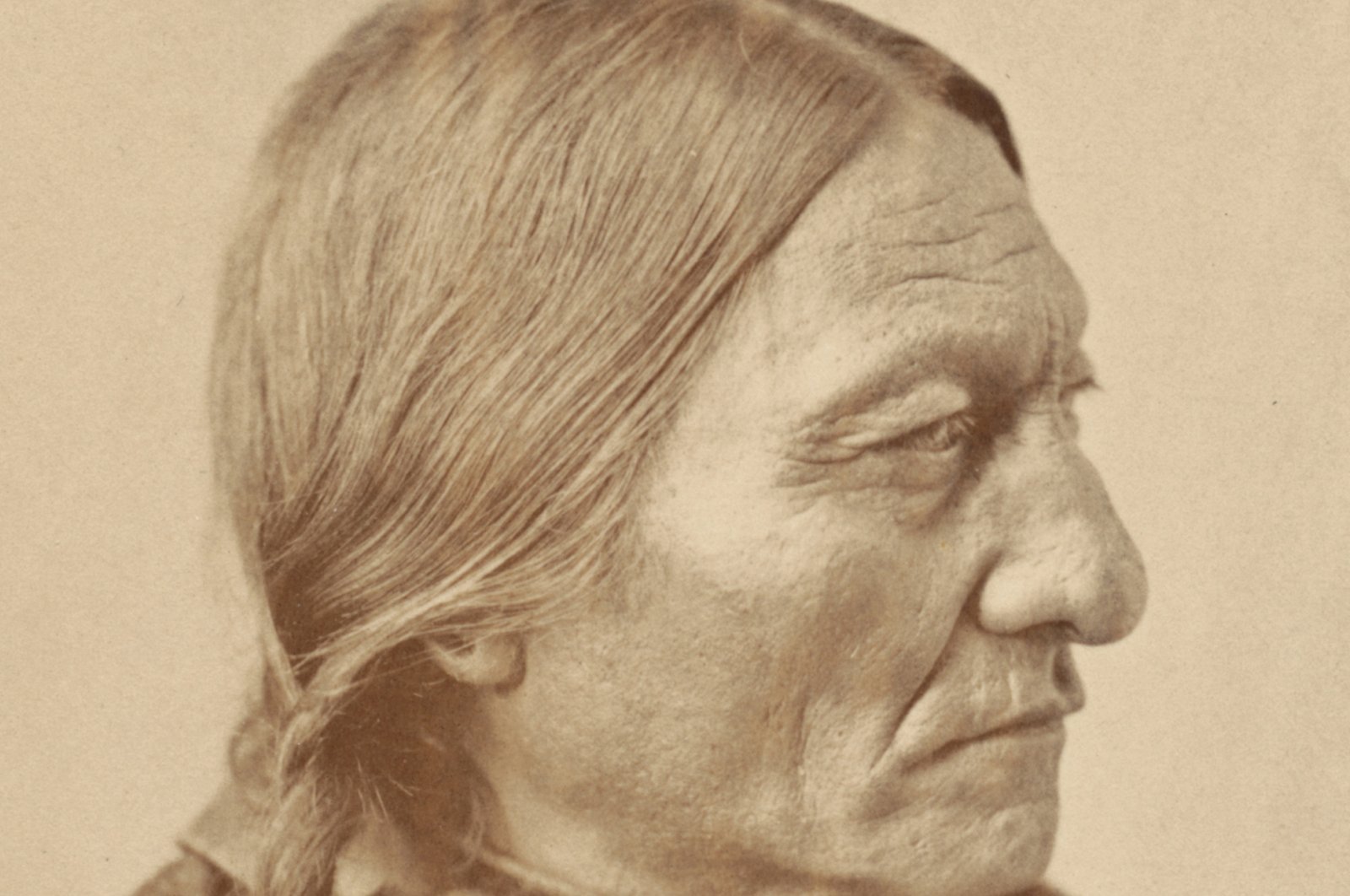 A picture of 19th-century Native American leader Sitting Bull at the National Portrait Gallery, in Smithsonian Institution, Washington, D.C., U.S., c. 1831 (Image by Reuters)