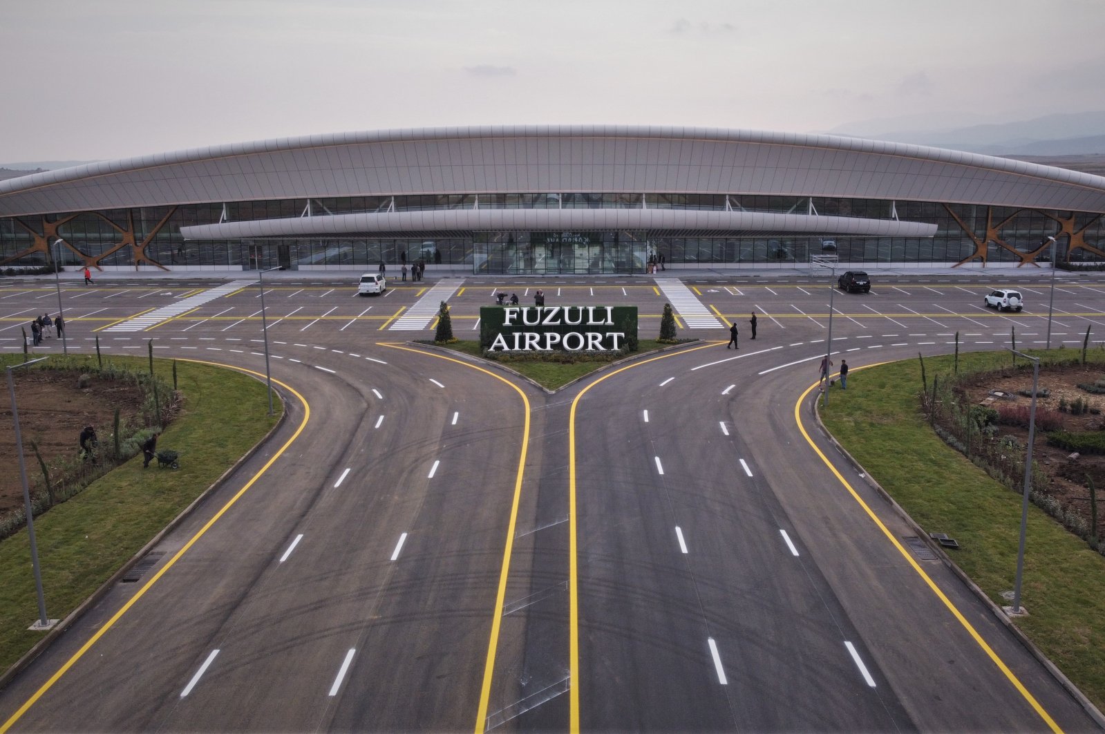 A general view of Fuzuli International Airport, Fuzuli, Azerbaijan, Oct. 15, 2021. (AA Photo)