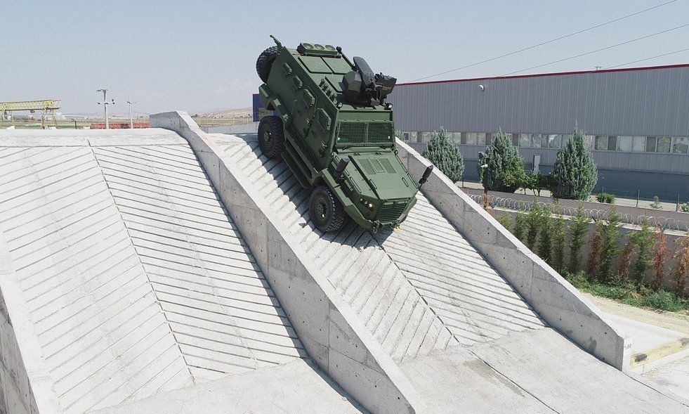 Katmerciler's tactical wheeled armored 4x4 vehicle Hızır. (Courtesy of Katmerciler)
