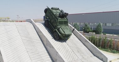 Katmerciler's tactical wheeled armored 4x4 vehicle Hızır. (Courtesy of Katmerciler)
