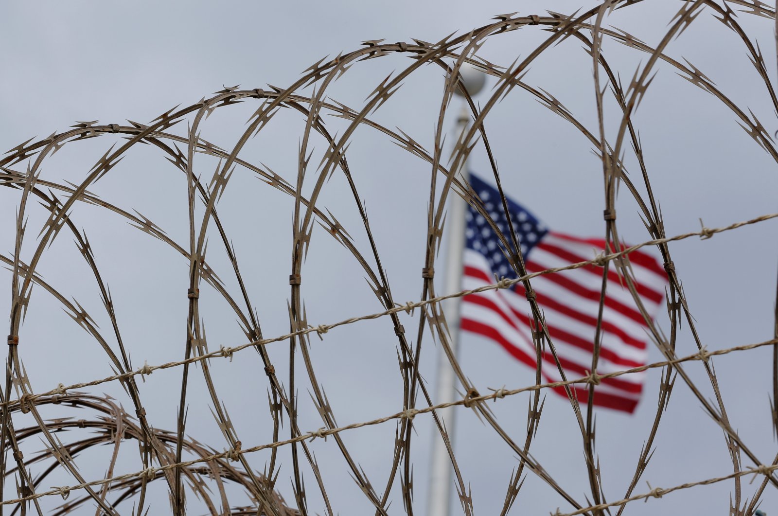 The United States flag flies inside of Joint Task Force Guantanamo Camp VI at the U.S. naval base in Guantanamo Bay, Cuba, March 22, 2016. (Reuters File Photo)