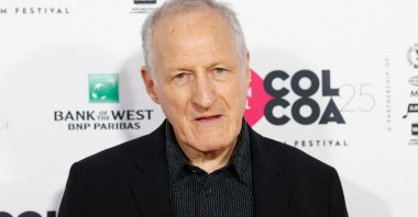 Director Michael Mann arrives at the North American premiere of "Between Two Worlds" opening night of COLCOA French film festival at the Directors Guild of America (DGA) in Los Angeles, U.S., Nov. 1, 2021. (AFP Photo)