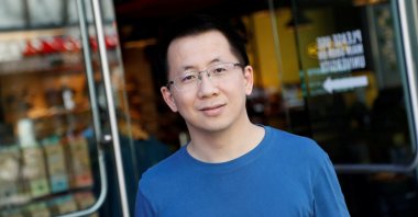 Zhang Yiming, founder and global CEO of ByteDance, poses in Palo Alto, California, U.S., March 4, 2020. (Reuters Photo)