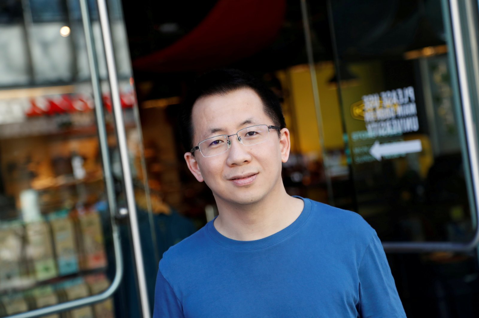 Zhang Yiming, founder and global CEO of ByteDance, poses in Palo Alto, California, U.S., March 4, 2020. (Reuters Photo)