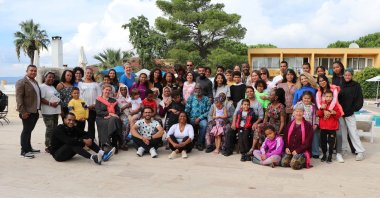 Children of African immigrants who moved to Anatolia and Germany meet at a cultural event in Izmir, Turkey, Nov. 3, 2021. (AA Photo)