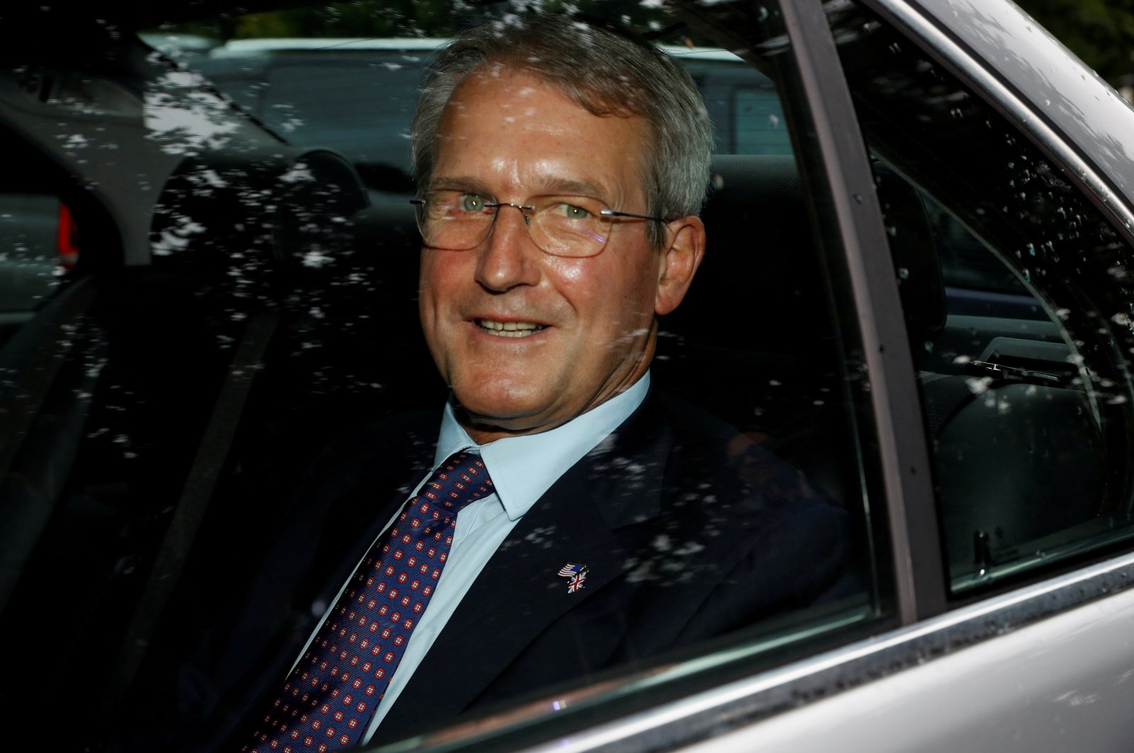 Owen Paterson leaves Winfield House during U.S. President Donald Trump's state visit in London, Britain, June 4, 2019. (Reuters Photo)
