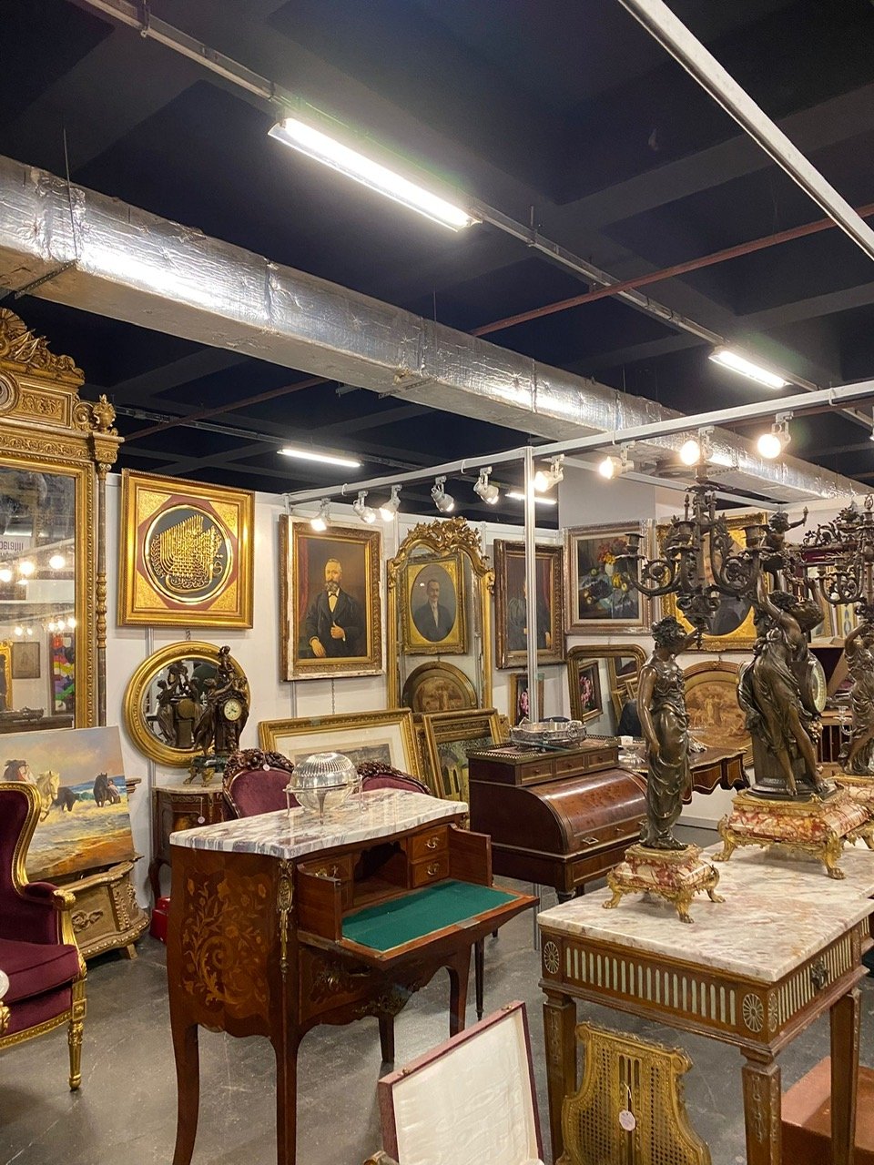 Antique pieces on display at the Babylons & IAAF Art and Antique Fair.