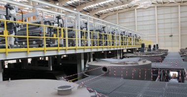 The zinc smelting facility in Siirt, southeastern Turkey, Oct. 8, 2021. (AA Photo)