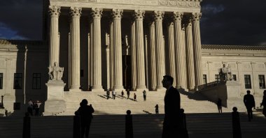 The U.S. Supreme Court is seen at dusk on Oct. 22, 2021, in Washington, D.C., U.S. (AP Photo)