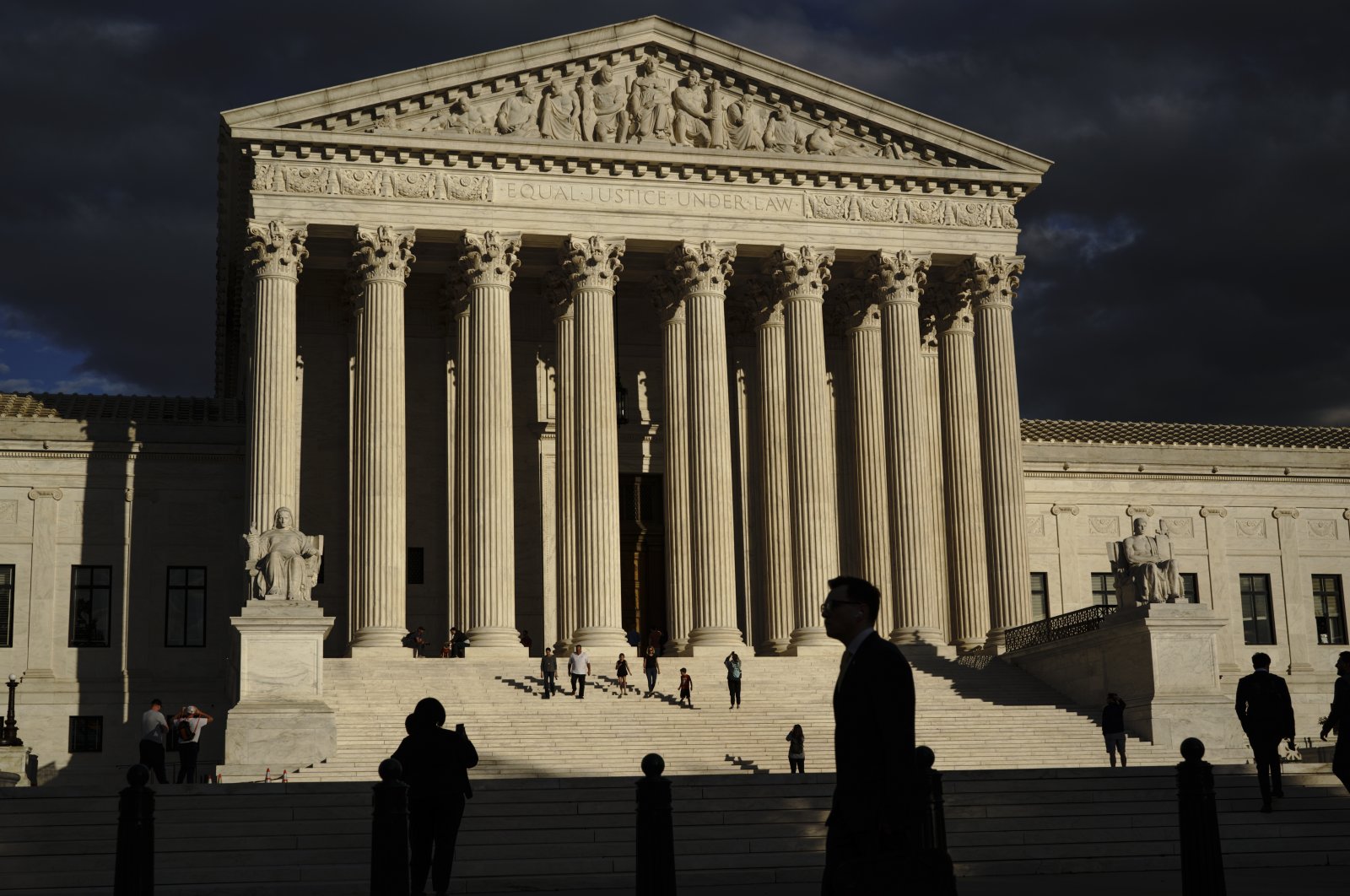 The U.S. Supreme Court is seen at dusk on Oct. 22, 2021, in Washington, D.C., U.S. (AP Photo)