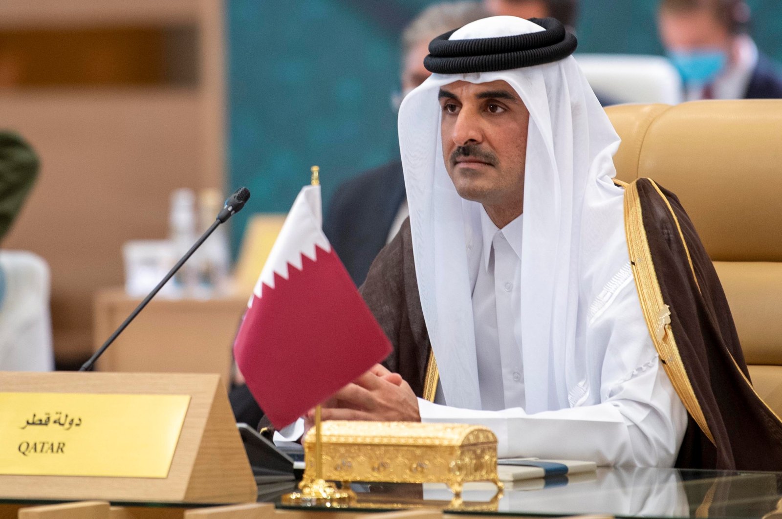 Emir Qatar menerima pesan dari putra mahkota Saudi MBS