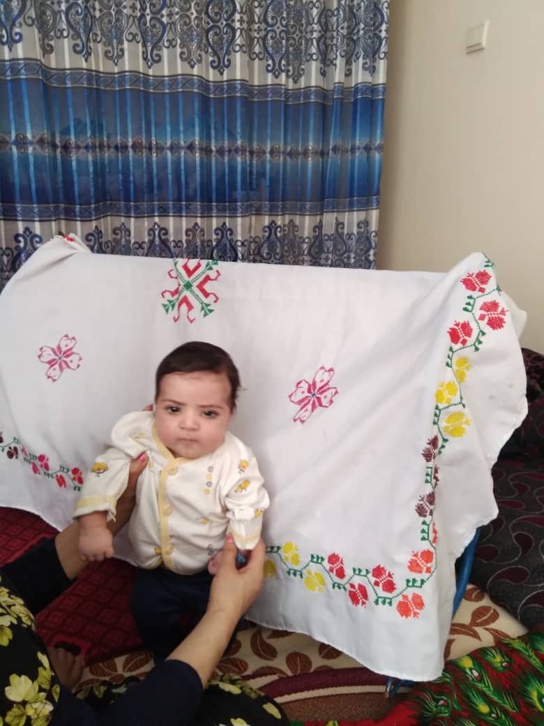 Sohail Ahmadi, around 2 months old, is seen in this handout picture taken in August 2021 in Kabul, Afghanistan. (Courtesy of the Ahmadi family via Reuters)