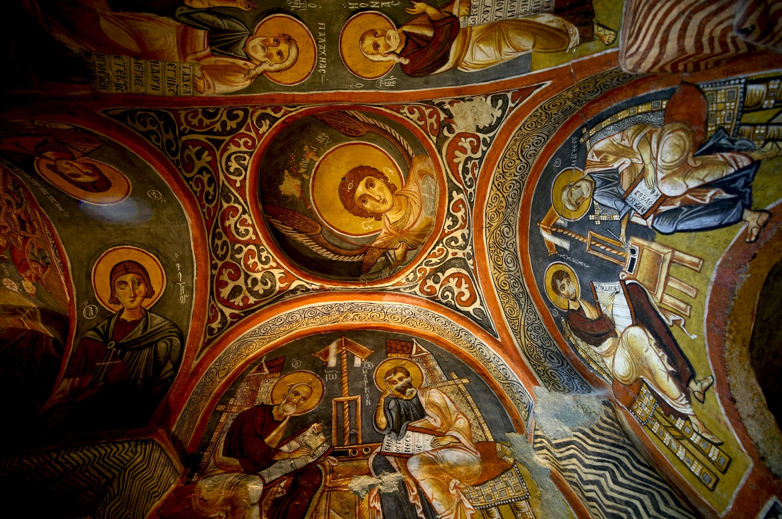 An interior view from a church in the Göreme Open Air Museum, Cappadocia, central Turkey, Nov. 6, 2021. (AA Photo) 