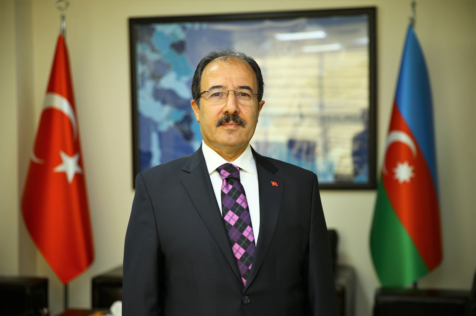 Turkey's Ambassador to Azerbaijan Cahit Bağcı, in Baku, Azerbaijan, Nov. 8, 2021. (AA Photo)