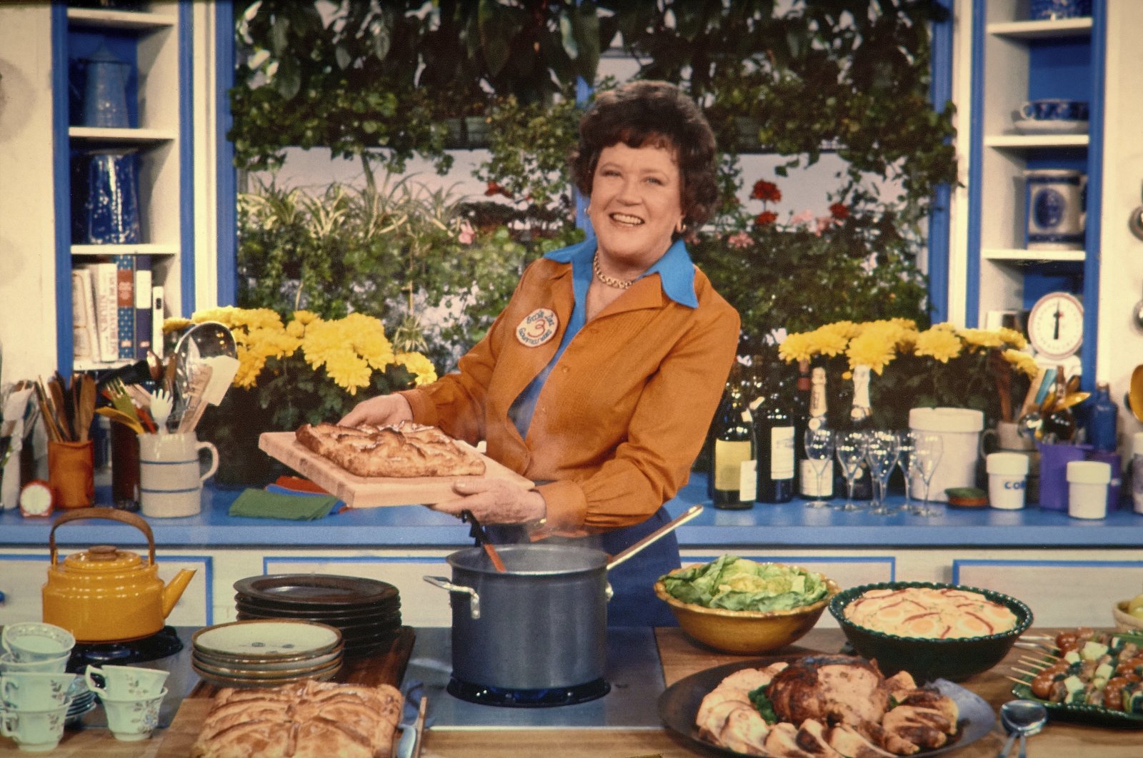 Chef Julia Child, the subject of the documentary "Julia." (Sony Pictures Classics via AP)