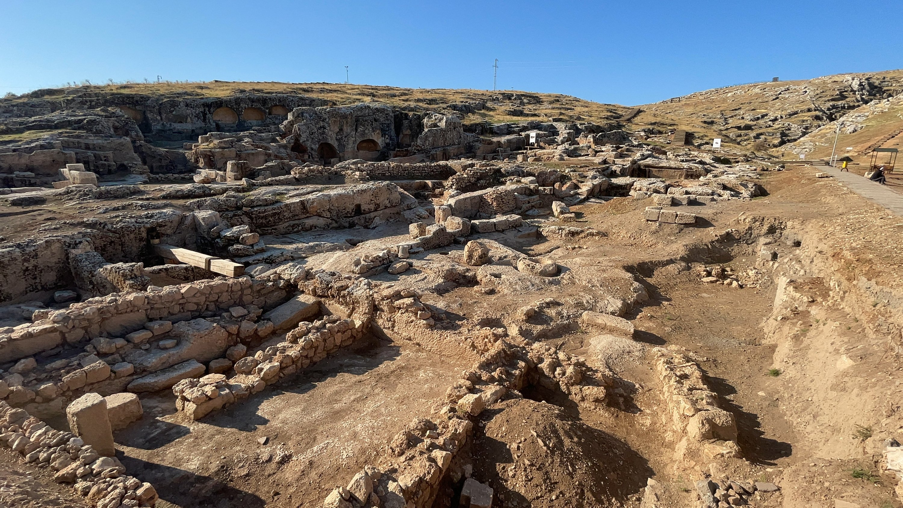 Pemandangan dari kota kuno Perre, Adıyaman, Turki tenggara, 9 November 2021. (AA Photo) 