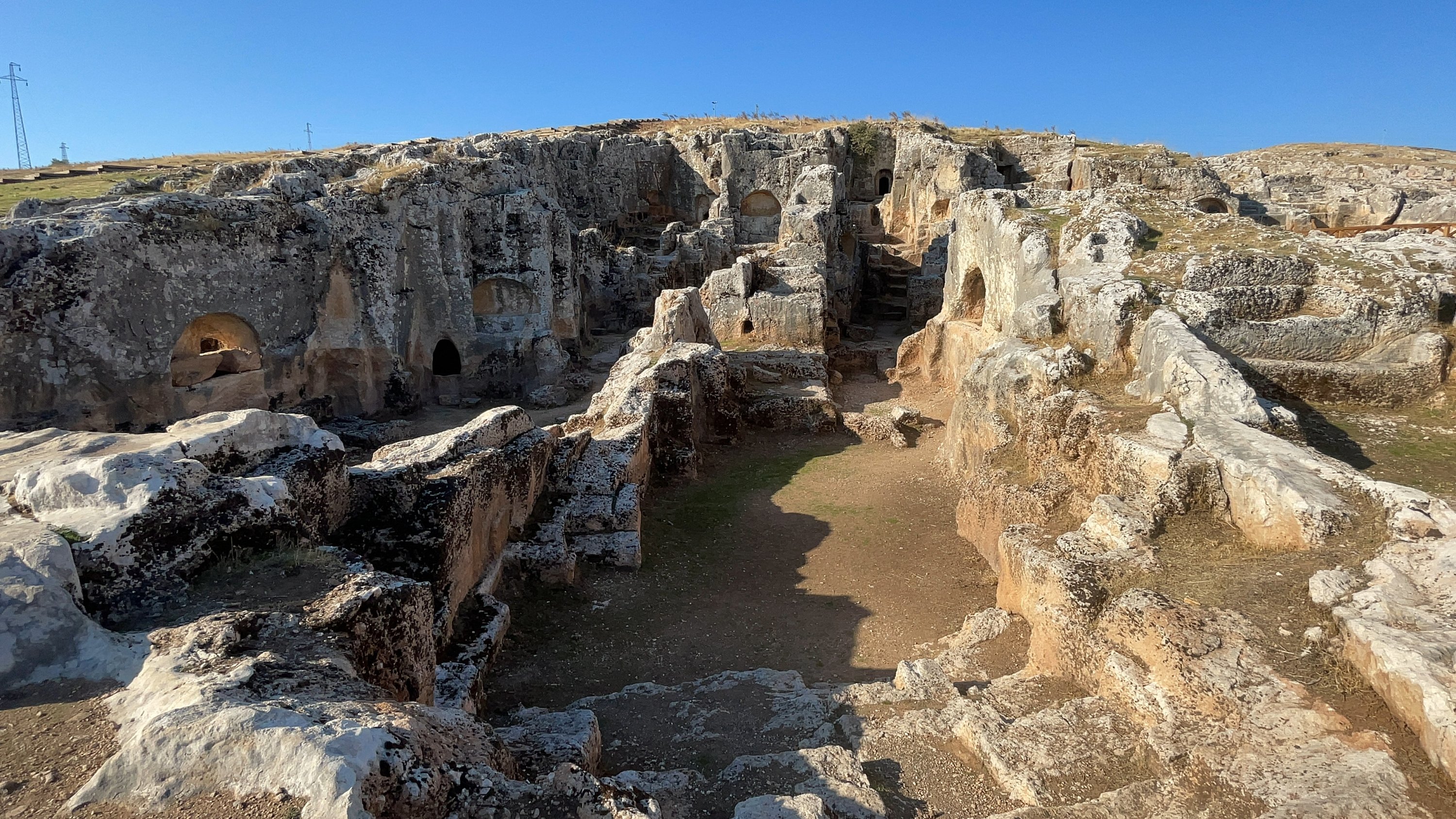 Pemandangan dari kota kuno Perre, Adıyaman, Turki tenggara, 9 November 2021. (AA Photo) 