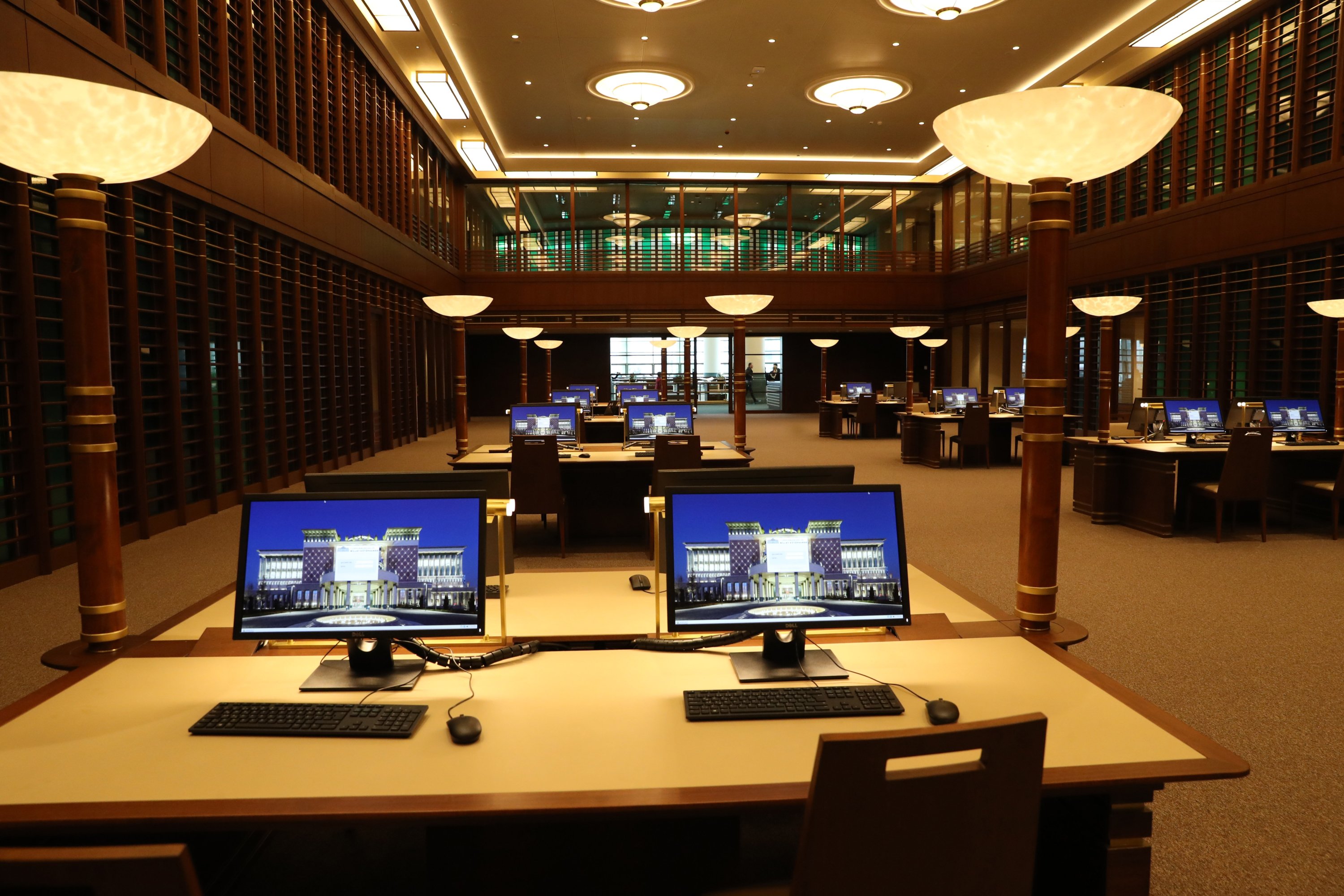 A view of the Presidential Library, Ankara, Turkey, Feb. 21, 2020. (Photo by Ali Ekeyılmaz)