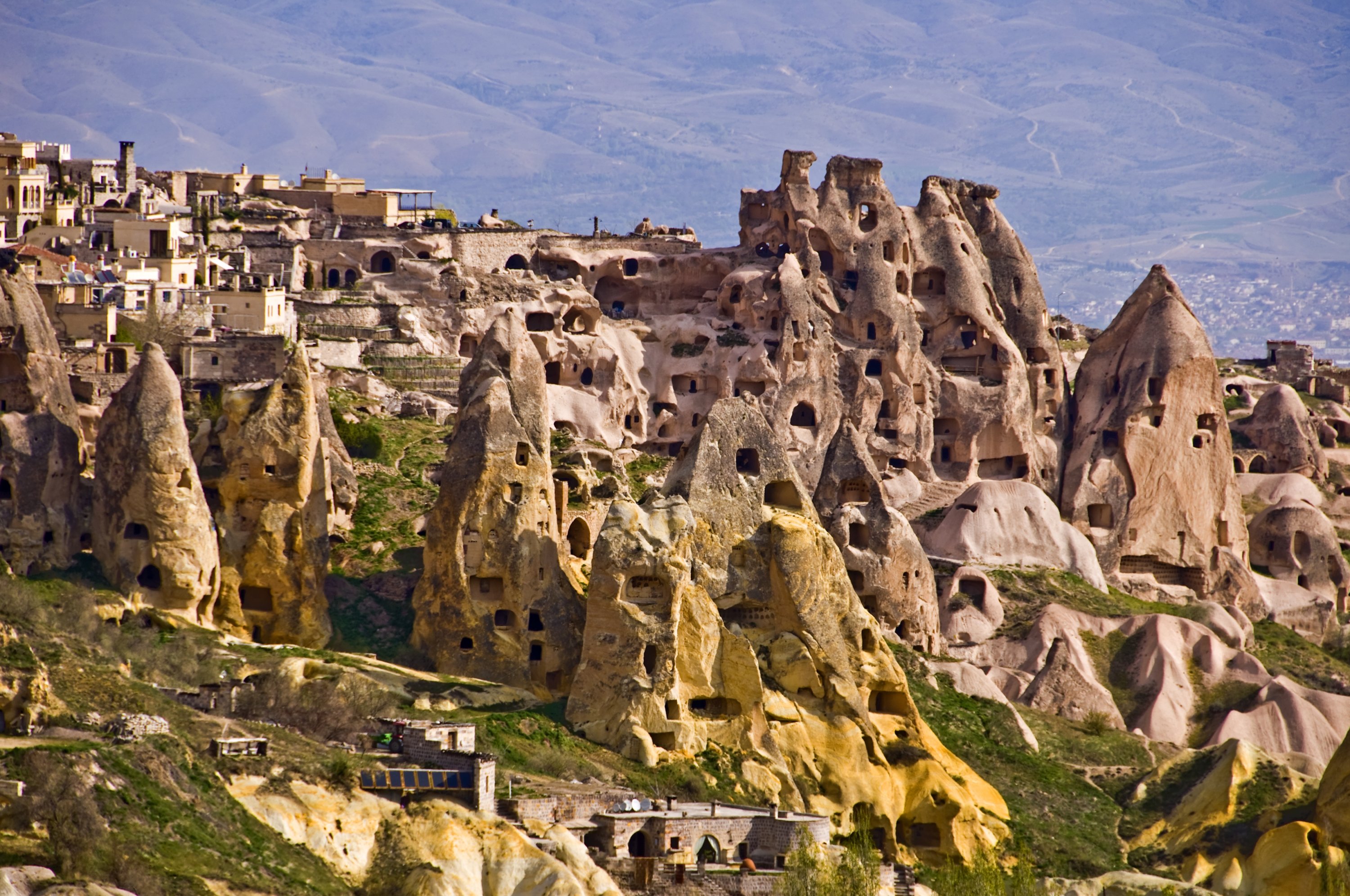 The village of Uçhisar, Cappadocia, Turkey. (Shutterstock Photo)