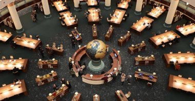 A general view of the Presidential Library, Ankara, Turkey, Feb. 21, 2020. (Photo by Ali Ekeyılmaz)