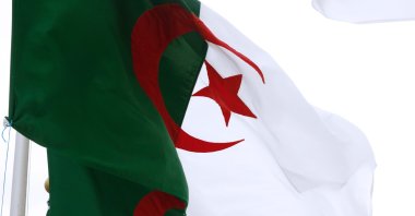 The national flag of the People's Democratic Republic of Algeria, Jan. 24, 2019. (Getty Images)