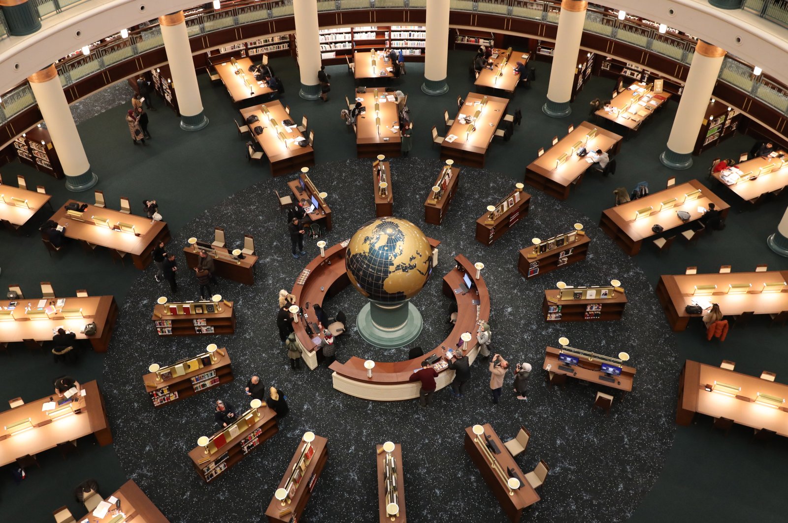 A general view of the Presidential Library, Ankara, Turkey, Feb. 21, 2020. (Photo by Ali Ekeyılmaz)