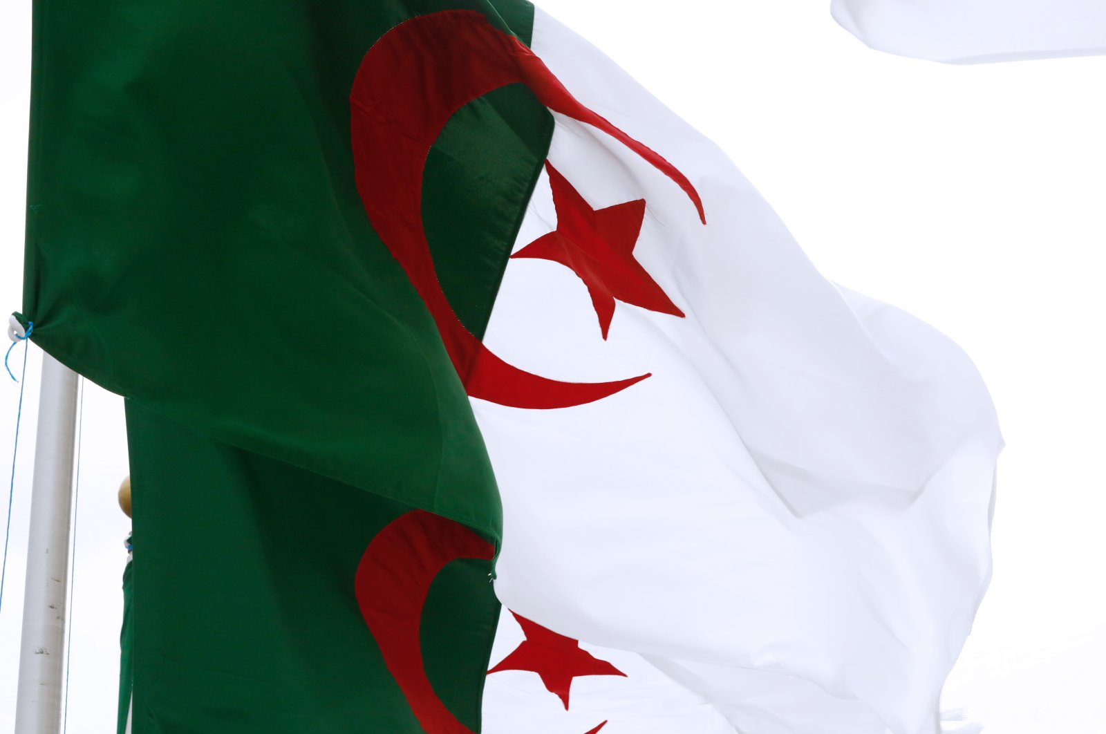 The national flag of the People's Democratic Republic of Algeria, Jan. 24, 2019. (Getty Images)