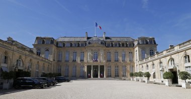The courtyard of the Elysee Palace is pictured in Paris, France, July 5, 2019. (AP Photo)