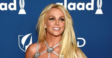 Britney Spears appears at the 29th annual GLAAD Media Awards in Beverly Hills, Calif., U.S., April 12, 2018. (AP)